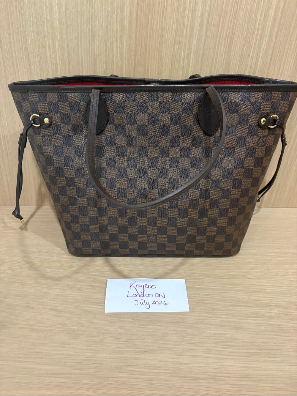 (1300) Authentic Louis Vuitton Neverfull MM DE